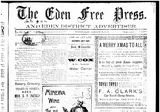 Eden Free Press and Eden District Advertiser