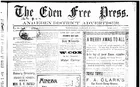 Eden Free Press and Eden District Advertiser