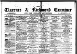 Clarence and Richmond Examiner and New England Advertiser