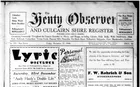 The Henty Observer and Culcairn Shire Register