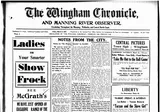 The Wingham Chronicle and Manning River Observer