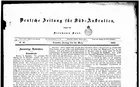 Deutsche Zeitung Fur Sud-Australien German Times for South Australia