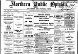 Northern Public Opinion and Mining and Pastoral News