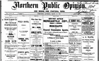 Northern Public Opinion and Mining and Pastoral News