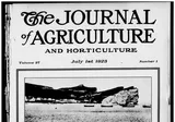 The Journal of Agriculture and Horticulture
