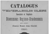 Catalogus Alphabeticus Personarum et Locorum in Dioecesi Episcopali Reginae-Hradecensi