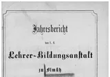 Jahresbericht Der Kk Lehrerbildungs- Und Hauptschule Zu Olmüz