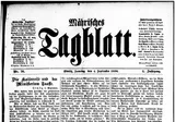 Mährisches Tagblatt