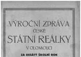 Výroční Zpráva České Soukromé Reálky V Olomouci Za