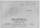 Protokol O Řádné Schůzi Veřejné Obchodní a Živnostenské Komory Plzeňské Ze Dne