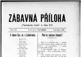 Zábavná Příloha ''Plzeňských Listů''