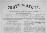 Skott På Skott: Tidning För Medborgare Och Medborgarinnor Hvilka Intressera Sig För Skottdagen