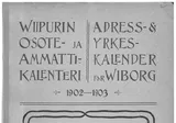 Viipurin Osote- Ja Ammattikalenteri