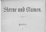 Sterne Und Blumen