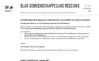 Blad Gemeenschappelijke Regeling Van Parkschap Nationaal Park de Biesbosch