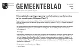 Gemeenteblad Van Uitgeest