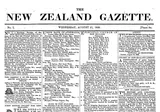 New Zealand Gazette and Wellington Spectator