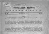 Dziennik Rządowy Narodowy Rzeczypospolitéj Polskiéj