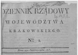 Dziennik Rządowy Województwa Krakowskiego