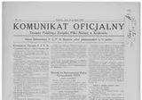 Komunikat Oficjalny Zarządu Polskiego Związku Piłki Nożnej W Krakowie