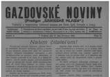 Gazdovské Noviny