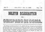 Boletín Eclesiástico Del Obispado de Osma