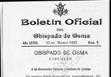 Boletín Oficial Del Obispado de Osma