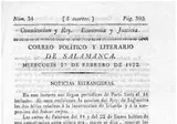 Correo Político Y Literario de Salamanca