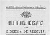 Boletín Eclesiástico de la Diócesis de Segovia