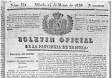 Boletín Oficial de Zamora