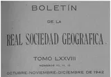 Boletín de la Real Sociedad Geográfica