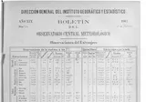 Boletín Del Observatorio Central Meteorológico