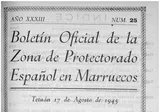 Boletín Oficial de la Zona de Protectorado Español en Marruecos