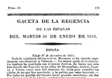Gaceta de la Regencia de Las Españas