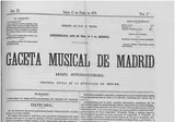 Gaceta Musical de Madrid