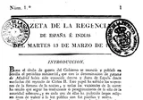 Gazeta de la Regencia de España E Indias