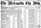 The Metropolis City Item