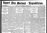 Upper des Moines Republican