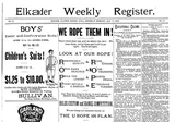 Elkader Weekly Register