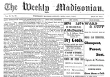 Weekly Madisonian