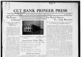 Cut Bank Pioneer Press