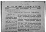 The University News-Letter