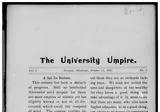 The University Umpire