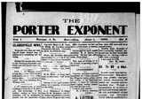 The Porter Exponent