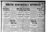 The Abilene Semi-Weekly Reporter