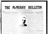 The Mcmurry Bulletin