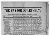 The Baylor Quarterly