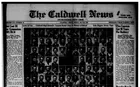 The Caldwell News And The Burleson County Ledger