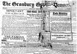 The Granbury Graphic Democrat