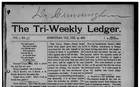 The Tri-Weekly Ledger